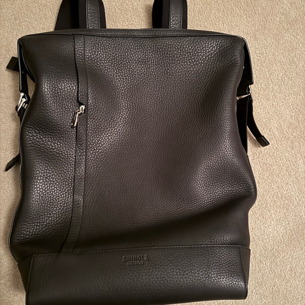 Shinola Classic Canfield Black Backpack - Picture 2 of 10